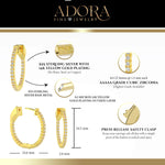 Inside-Outside Round 24mm Small Hoop Earrings | 1.75mm Adora Fine Jewelry