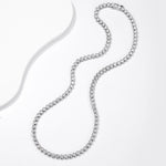3M_Round Bezel_Moissanite Tennis Necklace 2