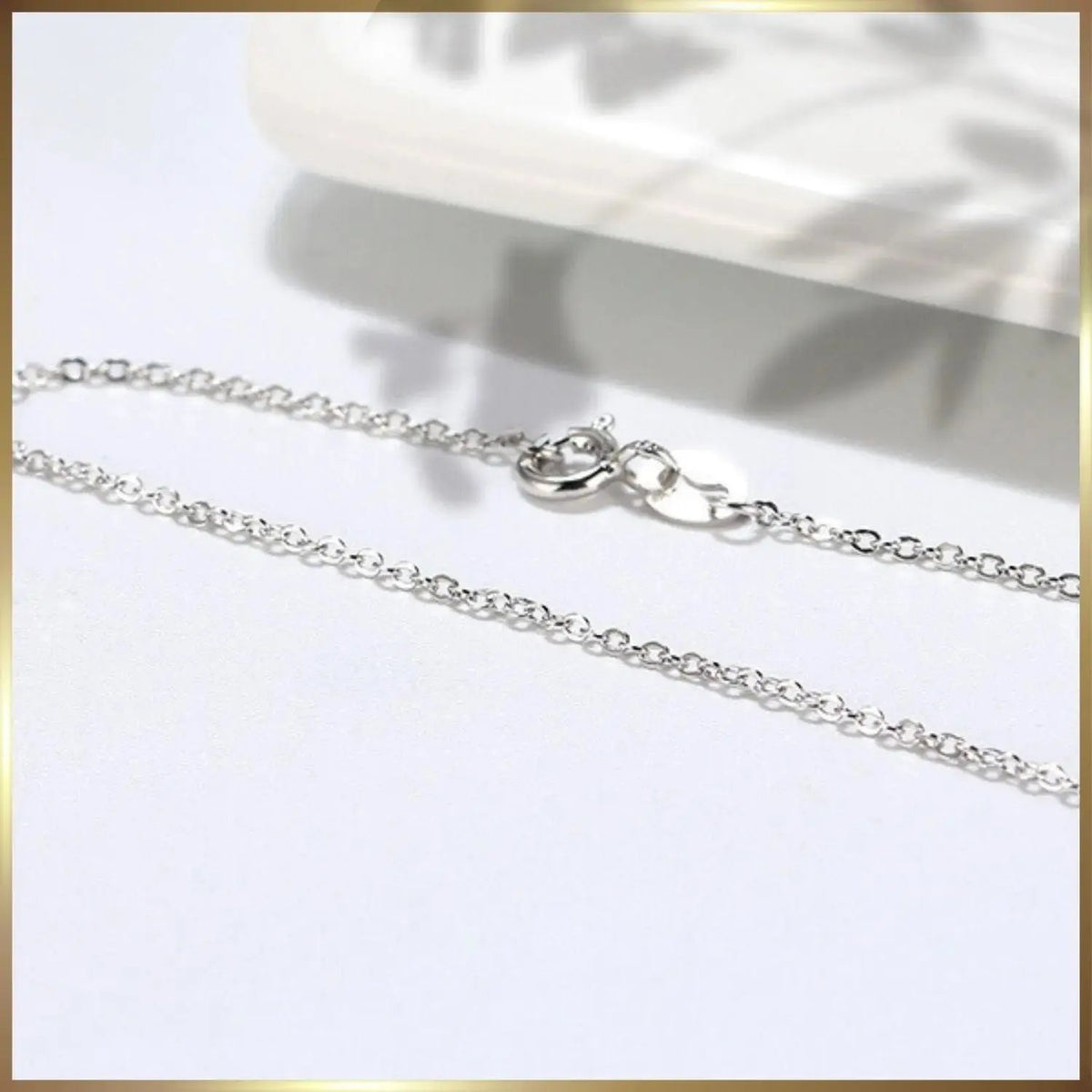 Cable Chain Necklace | 16 or 18 Inch Length | 1. 2 mm Thick | 925 Sterling Silver or 18K Yellow Gold Plated - Adora Fine Jewelry