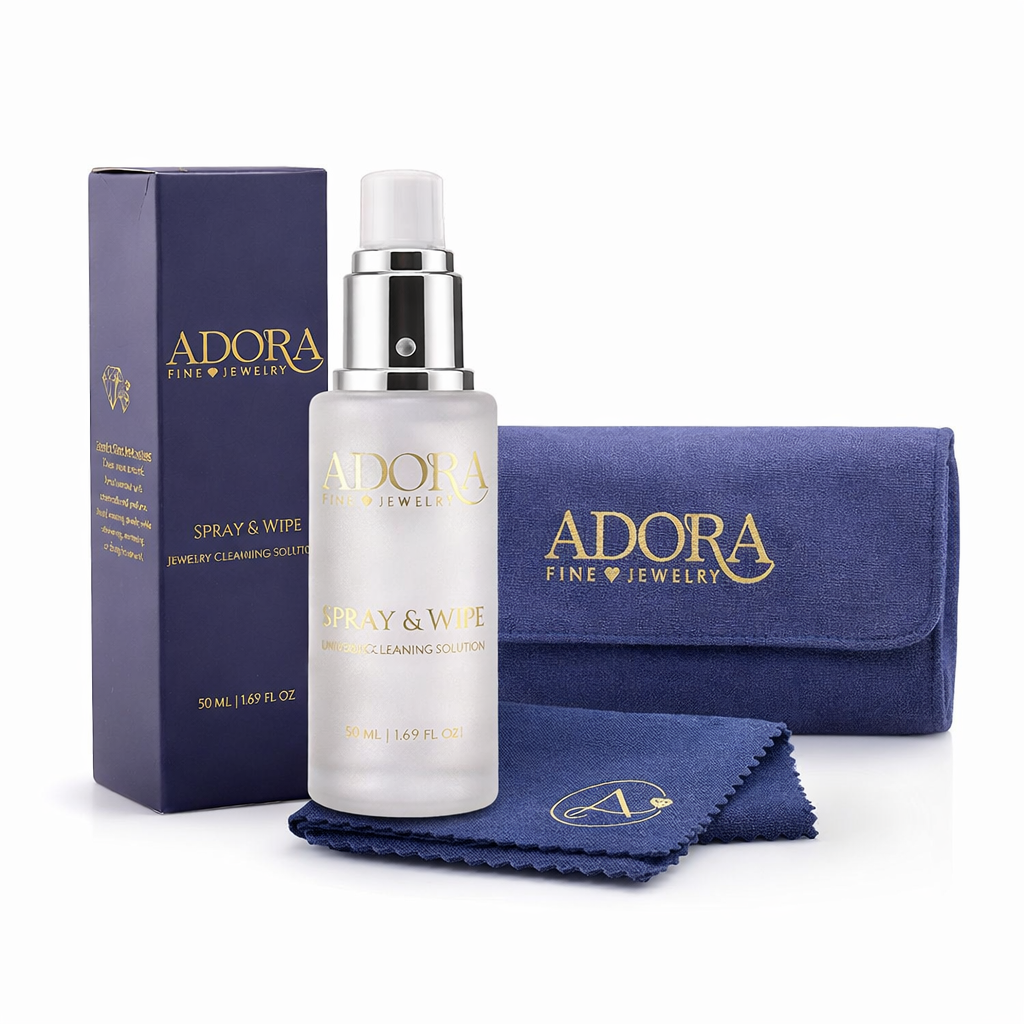 New Launched!  Adora Universal Cleaner Kit | Jewelry, Glasses, iPhone, iPad, Samsung & iWatch | Removes Grease & Dirt | 3-Piece Spray Set