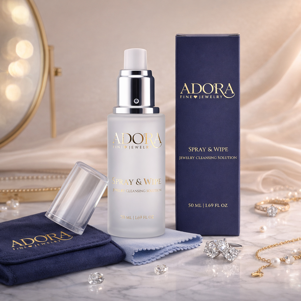 New Launched!  Adora Universal Cleaner Kit | Jewelry, Glasses, iPhone, iPad, Samsung & iWatch | Removes Grease & Dirt | 3-Piece Spray Set