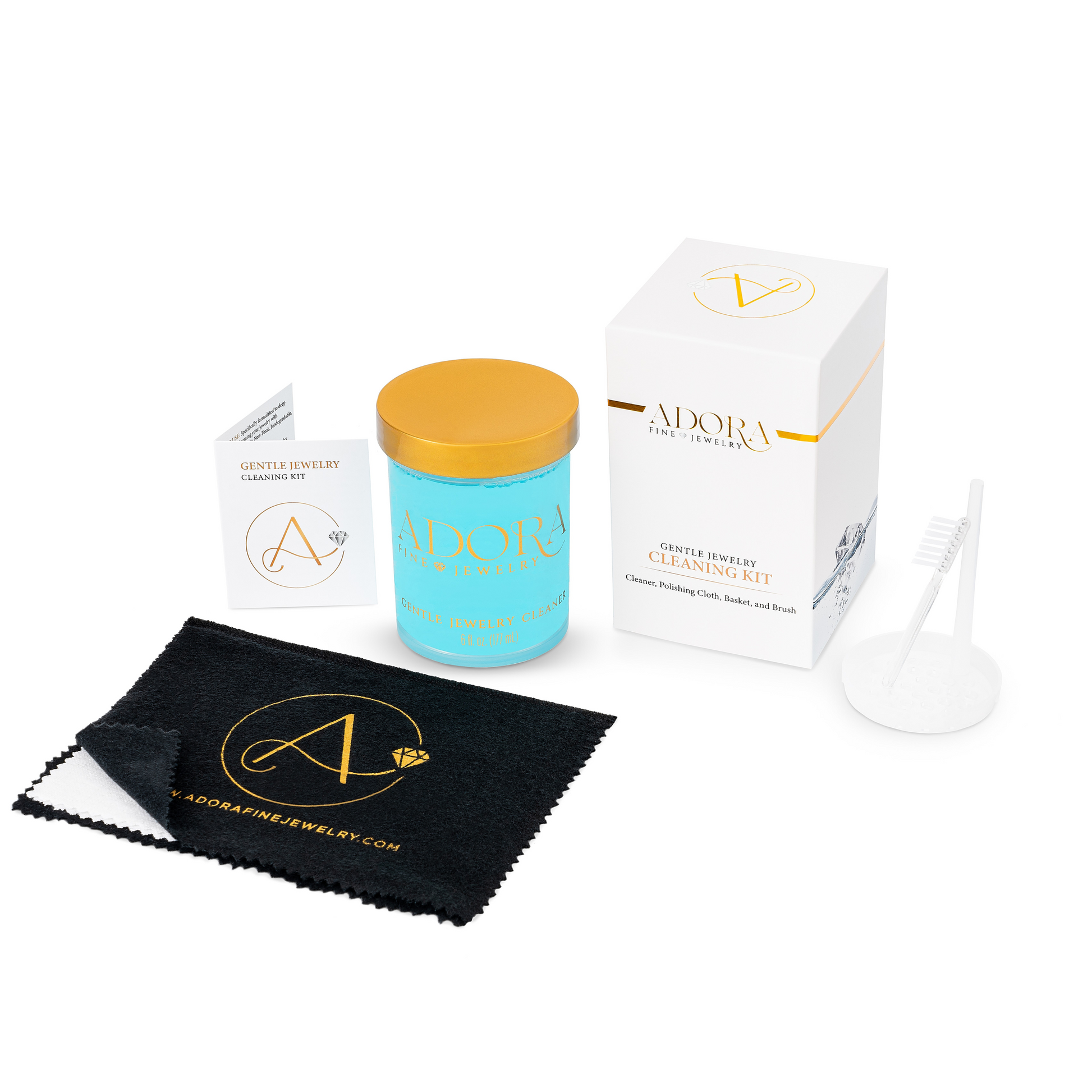 Complete Gentle Jewelry Cleaning Solution Kit