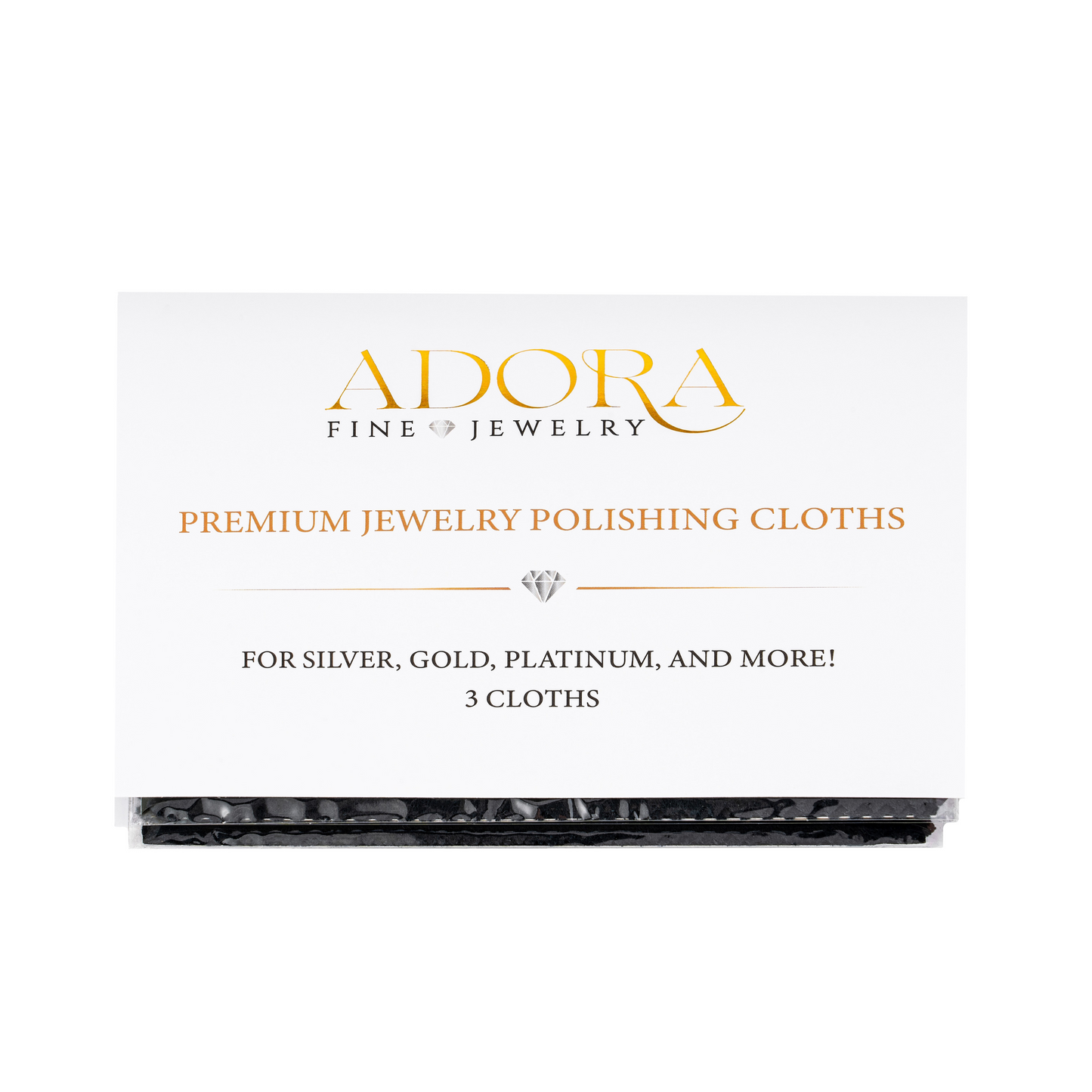 Premium Polishing Cloths | Set of 3 - Adora Fine Jewelry