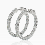 Inside-Outside Round 30mm Medium Hoop Earrings | 2.5mm Adora Fine Jewelry
