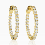 Inside-Outside Round 30mm Medium Hoop Earrings | 2.5mm Adora Fine Jewelry