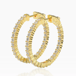 Inside-Outside Round 30mm Medium Hoop Earrings | 2.5mm Adora Fine Jewelry