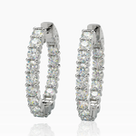 Inside-Outside Round 25mm Medium Hoop Earrings | 3.0mm Adora Fine Jewelry