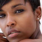 14K Solid Gold Lab Grown Moissanite Cushion Stud Earrings Adora Fine Jewelry