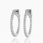 Inside-Outside Round 24mm Small Hoop Earrings | 1.75mm Adora Fine Jewelry