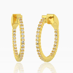 Inside-Outside Round 24mm Small Hoop Earrings | 1.75mm Adora Fine Jewelry