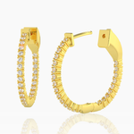 Inside-Outside Round 24mm Small Hoop Earrings | 1.75mm Adora Fine Jewelry