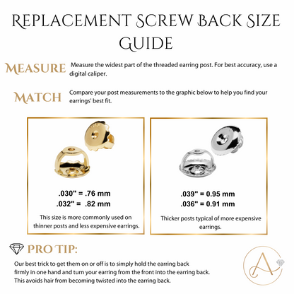 What Earring Back Is Best? Replacement Earring Backs, Explained