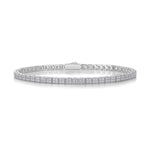 1 mm 1.08 CTW Moissanite Tennis Bracelet - 14K Yellow Gold Plated over 925 Sterling Silver Adora Fine Jewelry