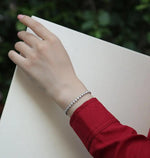 2mm 1.59 CTW Moissanite Tennis Bracelet - 14K Yellow Gold Plated over 925 Sterling Silver Adora Fine Jewelry