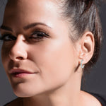 Pave Round Small 16mm Hoop Earrings | 1.5mm Adora Fine Jewelry