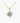 14K Yellow Gold Moissanite Cushion Cut Pendant | Diamond Shaped | 8x8mm | 2.5 CTW | Pendant Only