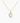 14K Yellow Gold Moissanite Round Cut Half Bezel Pendant | 2.0 CTW | Pendant Only