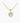 14K Yellow Gold Moissanite Round Cut Rope Bezel Pendant | 6.0mm | 0.75 CTW | Pendant Only