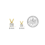 14K Solid Gold Moissanite Round Cut Pendant | Rabbit Ear Bail | 0.5 or 3.0 CTW | Pendant Only Adora Fine Jewelry