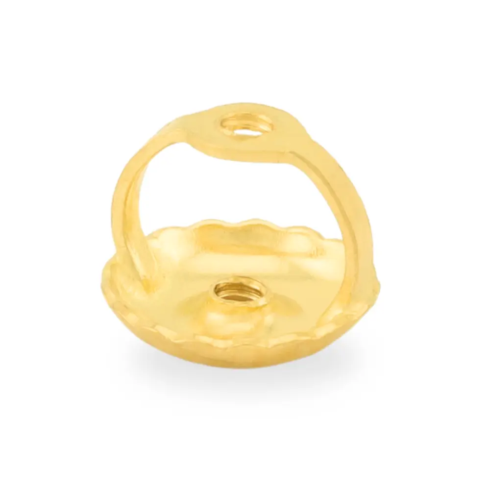 14K Solid Gold Threaded Earring Back Replacements Adora Fine Jewelry