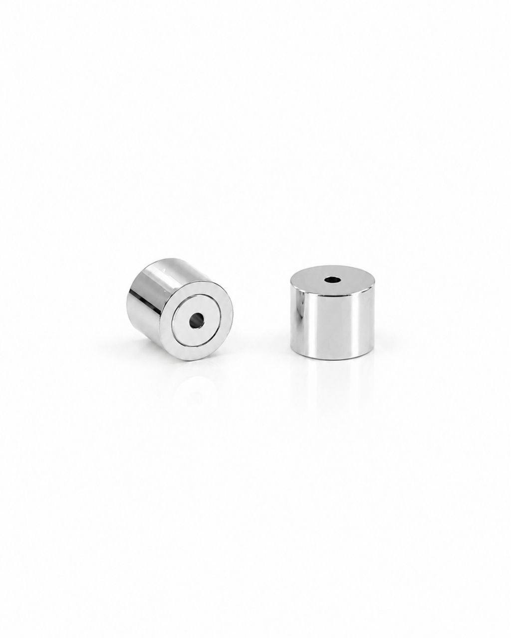 Universal Earring Backs Replacement - Tube Shape Stainless Steel Earring Backs - 14K Gold or Rhodium Plated
