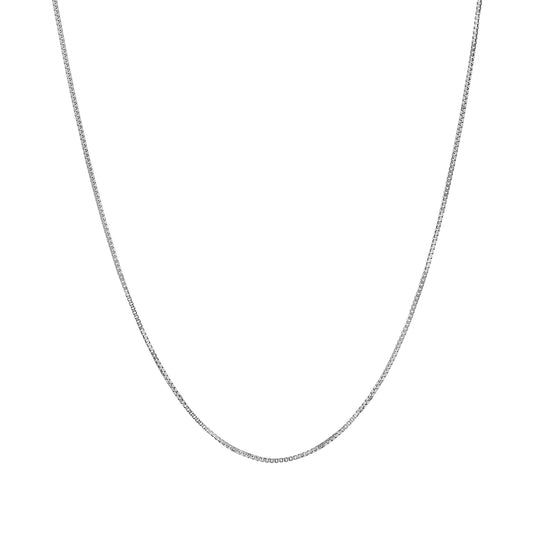 925 Box Link Chain Necklace| 16 - 18 Inch length | .70 mm Thick