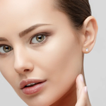 14K Solid Gold Moissanite Emerald Shape Channel Stud Earrings | 6 x 4mm | 1.6 CTW | Screw Back Posts Adora Fine Jewelry