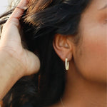 Inside-Outside Round 25mm Medium Hoop Earrings | 3.0mm Adora Fine Jewelry