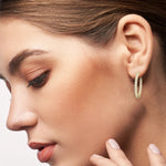 Inside-Outside Round 30mm Medium Hoop Earrings | 2.5mm Adora Fine Jewelry